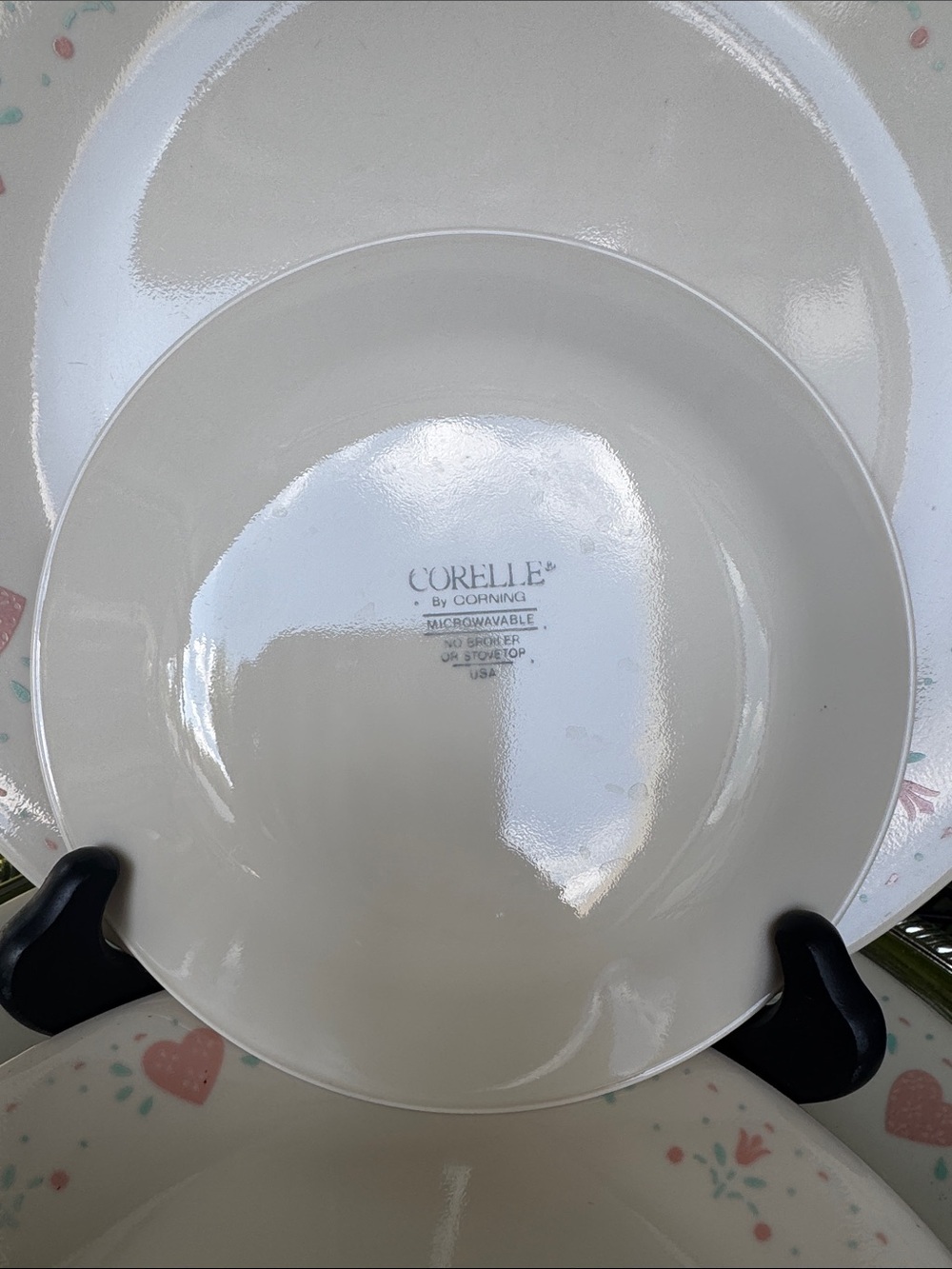 Corelle FOREVER YOURS Dinnerware Set of 16 for 8 10.25 Dinner Plates 6.75 Side - Picture 2 of 2